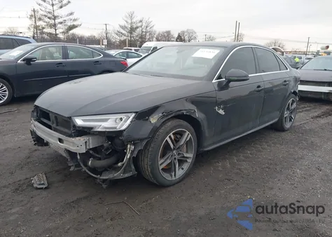 2017 Audi A4 2.0T Premium from USA, damaged, VIN WAUENAF47HN019003